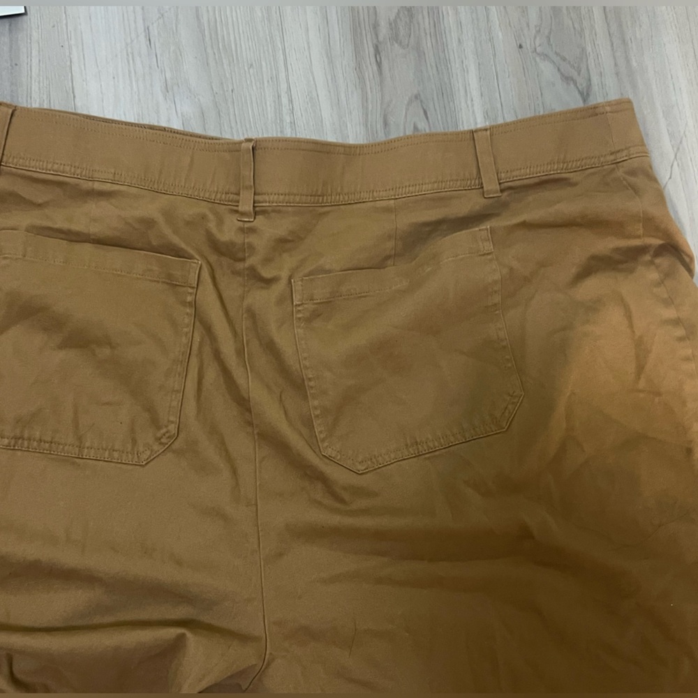 36) Ava & Viv Womens Plus High Rise Regular Crop Cropped WideLeg Pants NWT sz 26 - Picture 6 of 6